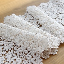 해피툴 화이트웨이브 레이스 러너매트, M(180 x 20.5 cm)