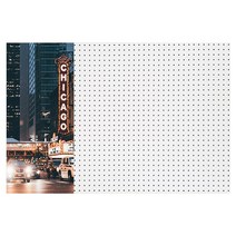 앤비커머스 인테리어타공판 chicago 좌WHITE, 1개