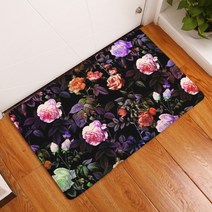 슈퍼식스 숲속에 피어난 꽃 시리즈 물 흡수 발매트 패드, 09