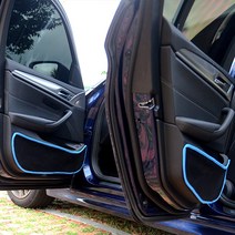 블랙라벨 샤무드 도어커버 블랙 테두리 스카이, 쉐보레, 더넥스트스파크