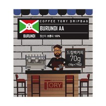 커피토리 브룬디 AA 드립커피 드립백 카페 white, 10g, 7개