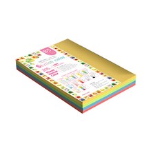 종이문화 스타일리쉬 시즌칼라 색지 혼합 223 SN-Vivid Tone 205g, B5, 80매