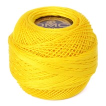 DMC 19번사 80 태팅 자수 레이스실, 444번, 90m