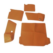 JIAODIAN 프리미엄 퀼팅 트렁크 매트 브라운, BMW, X5 2008~2013년 5인승