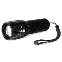 바이크샵 LED 줌라이트 전조등, 블랙, 1개