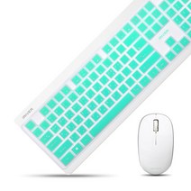 아이리버 무선 키보드 마우스 세트, EQ-wear WMK30, 민트, 일반형