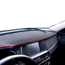 카닉스 열차단 논슬립 대쉬보드커버 레드 + 대쉬보드몰딩 블랙, 현대, 스타렉스(구형)/리베로 H-19