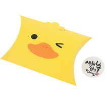황씨네도시락 반달상자 병아리 20p + 뉴 새해복 캘리 스티커 화이트 20p, 혼합 색상, 1세트