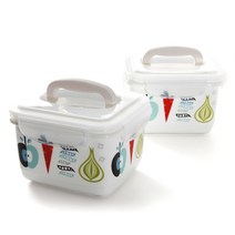 산드라이삭슨 런치 생생용기 3.6L, 2개입, 단품