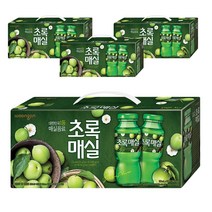 웅진 초록매실 음료선물세트, 180ml, 48개