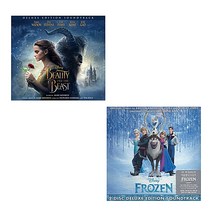 미녀와야수 디럭스에디션 + 겨울왕국 디럭스에디션 2종 세트영어버전 디즈니 OST CD 모음, 4CD