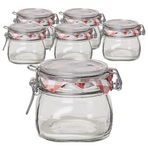 보르미올리 피도 클리어탑 유리저장병 500ml x 6p + 기프트박스 6p, 1세트