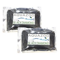 AQUAZOO 어항용 바닥재 0.5~0.8mm 2kg, BLACK DIAMOND, 2개