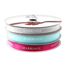TOCTOC MARRIAGE 프린팅 포장리본 세트, NO45, 13.5m