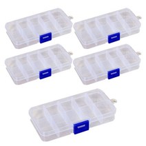 가온엘앤씨 악세사리수납함 10칸 RC-1702, 5개입