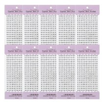 톡톡팬시 크리스탈 스티커, 바이올렛, 10개입