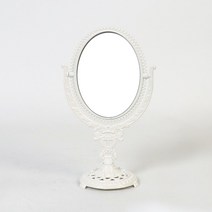 크레디스 엔틱메탈 스텐딩 월계수 화장대거울 스몰, 아이보리