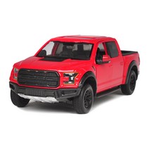 모터맥스 1:27 2017 포드 F-150 랩터 자동차 다이캐스트, 레드