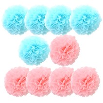 파티쇼 파티꽃볼 베이비핑크 5p + 라이트블루 5p, 혼합 색상