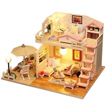 아이엠미니 DIY 미니어처하우스 핑크레이디 + 도구 + 케이스, 혼합 색상
