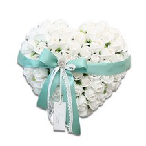 인내추럴 비누꽃 내마음이야 꽃바구니, 화이트