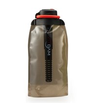 빛담 아웃도어 휴대용 정수 미니 필터 물병, 검정, 860ml