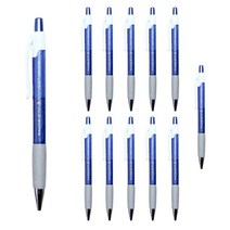 제노 ZERO G 볼펜 1.0mm, 블루, 12개