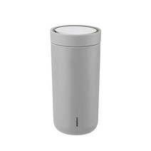 스텔톤 투고클릭 스틸 바큠 텀블러, 라이트 그레이, 0.4L