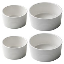 하우밍 바일레 공기대접세트, 화이트, 공기 2p + 대접 2p