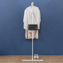 라인아트 루나 스탠드형 450 행거, 화이트