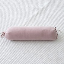 베딩라인 무지 끈경추메밀베개 + 속통, 핑크