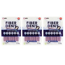 아스쿠 화이바덴트 강아지 덴탈껌 60g, 블루베리, 3개
