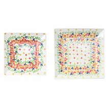 마뉴팍투라 정사각접시 2p MA-KK02, 1세트, 접시 18cm + 23cm