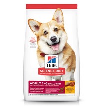 힐스 사이언스다이어트 강아지 어덜트 스몰바이트 치킨 사료, 2kg, 1개