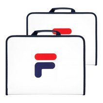 휠라 워니프렌즈 A4 손잡이 화일 케이스, 워니, 2개