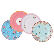 로얄알버트 캔디컬렉션 CANMIX 20cm 접시 4종세트 40002537, 1세트, 접시 4p
