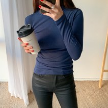 엔비룩 여성용 아이유 베이직 라운드티
