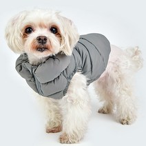 퍼피아 조끼 올인원 경량 점퍼 PAPD-JM1670, 그레이