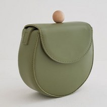 지니얼 여성용 미니 우드볼 미니 데일리 크로스 숄더백