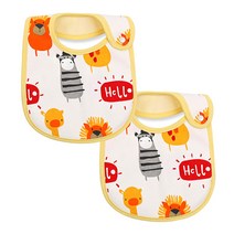 베베니즈 순면3겹방수 스냅턱받이 2p