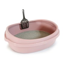 푸르미 고양이 평판 화장실   모래삽, 인디핑크
