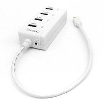 넥스트 USB 3.1 C타입 4포트 무전원허브 NEXT-515TC, 화이트