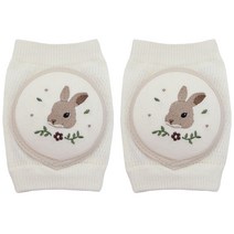 쿵스쿵스 오가닉 무릎보호대, 퓨어래빗, 2개