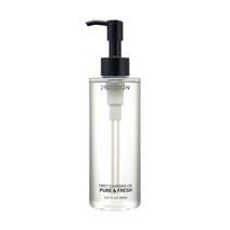 세컨디자인 퍼스트 클렌징 오일 퓨어 앤 프레쉬 블랙, 200ml, 1개