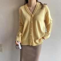 여성용 아스로 니트 가디건