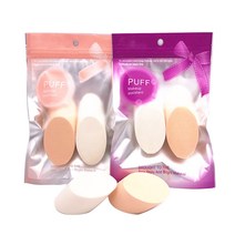 뷰티풀라이프 쫀쫀 라텍스 팩트 에어쿠션 퍼프, 랜덤발송, 4개