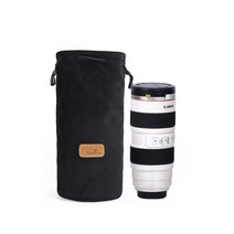 콩 K mera 충격방지 DSLR 렌즈 파우치 블랙 L, 1개