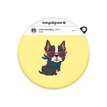 구스페리 멍멍이 일러스트 디자인 LG 톤 플러스 프리 케이스, 우리집선글라스