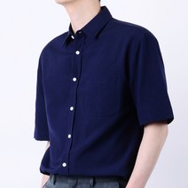 타운클로 남성용 썸머 세미 오버핏 반팔 셔츠