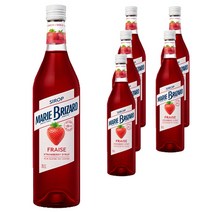 마리브리자드 스트로베리 시럽, 700ml, 6개